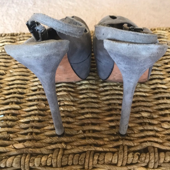 Sam Edelman - Grey Suede Platform Heel - 7.5 - Picture 4 of 6